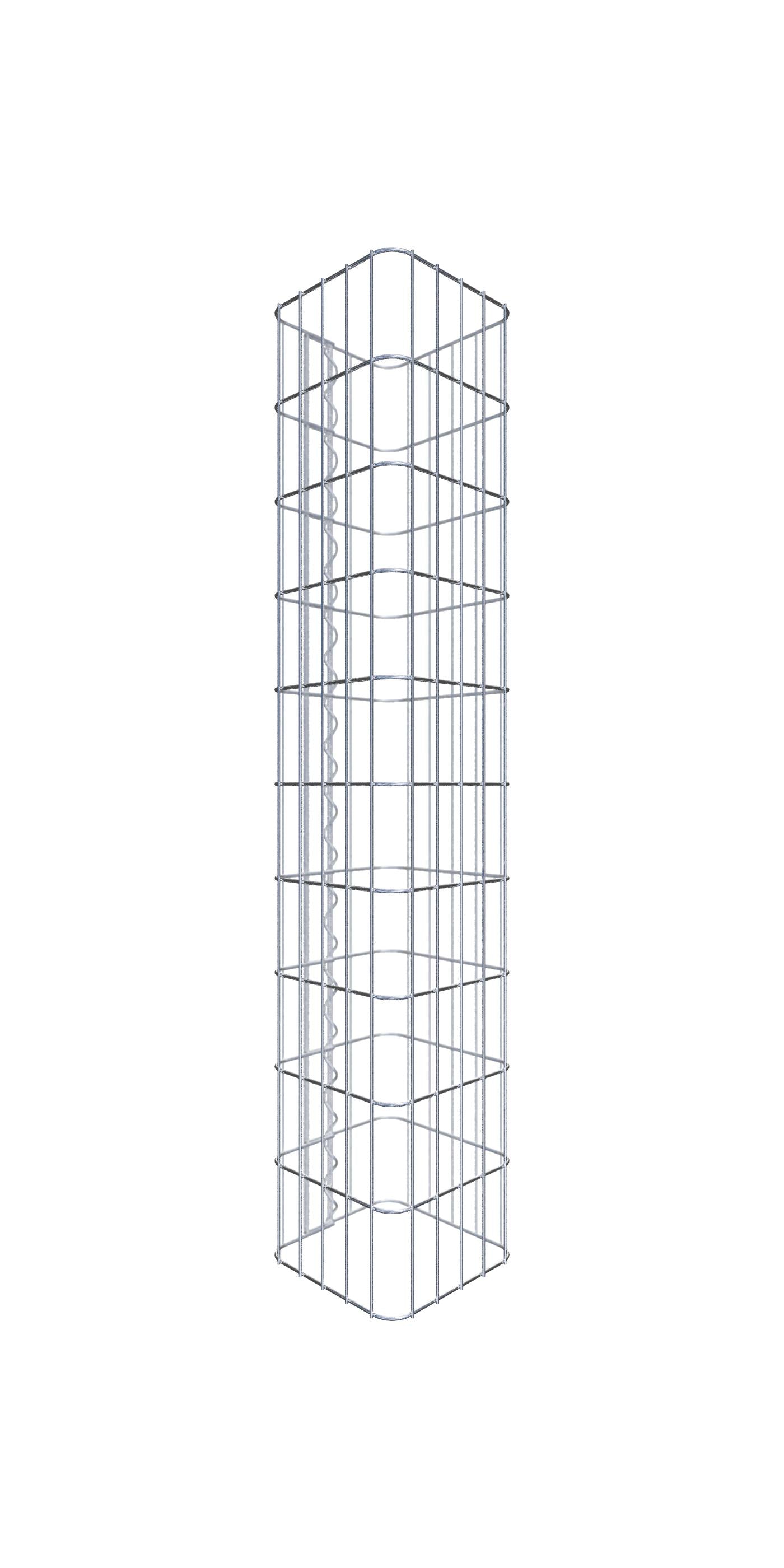 Gabionpelare 27 x 27 cm, MW 5 x 10 cm kvadrat