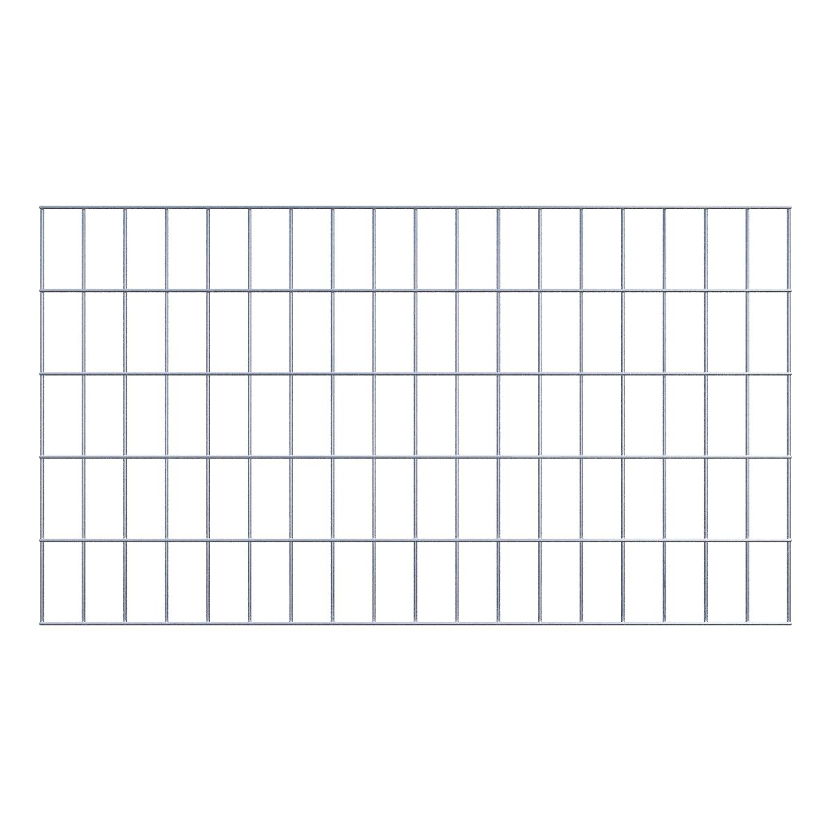 Gabion 100 cm x 100 cm x 50 cm (L x H x D), maskstorlek 5 x 5 cm, spiralring