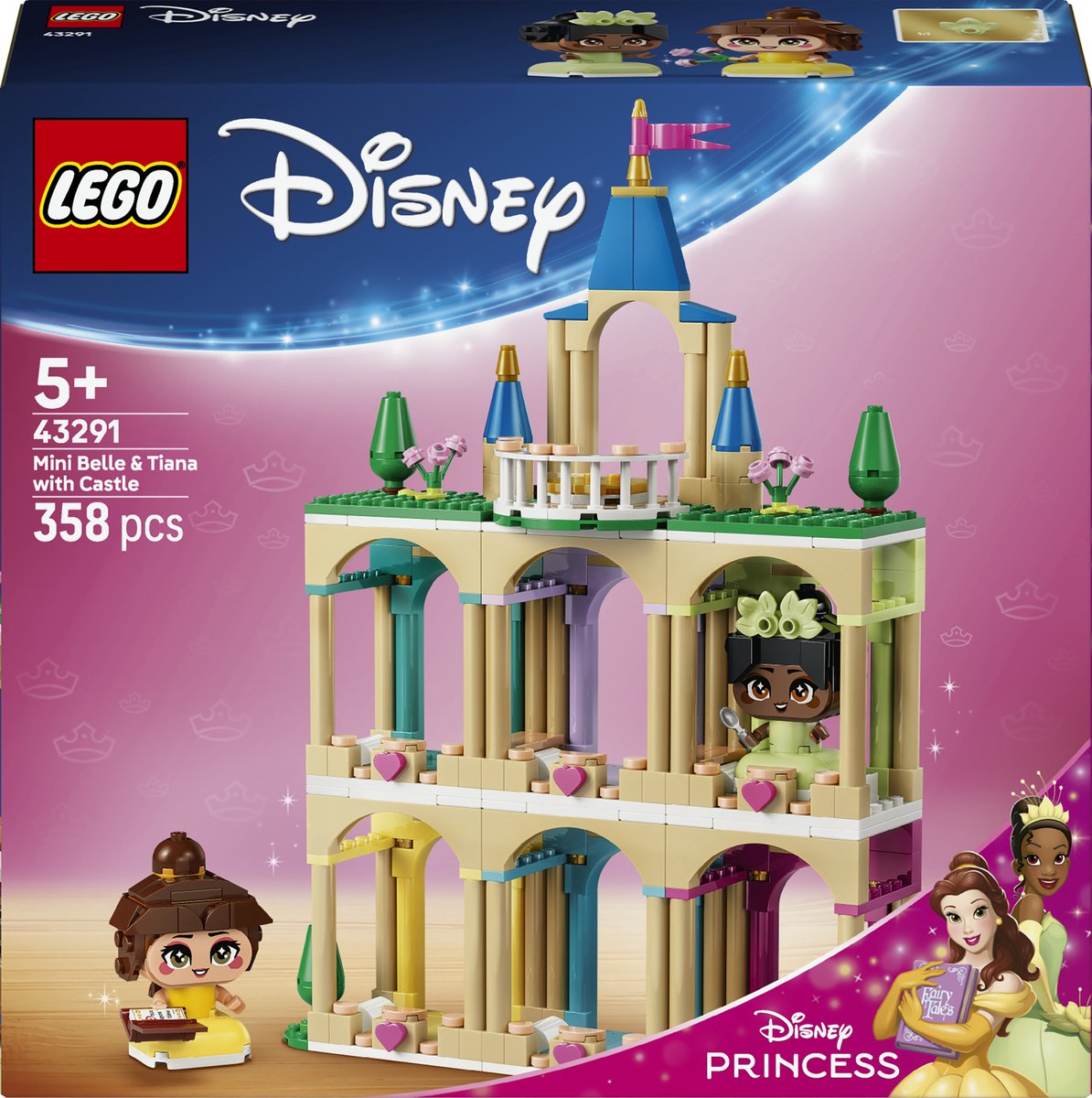 Mini Bella y Tiana con Castillo