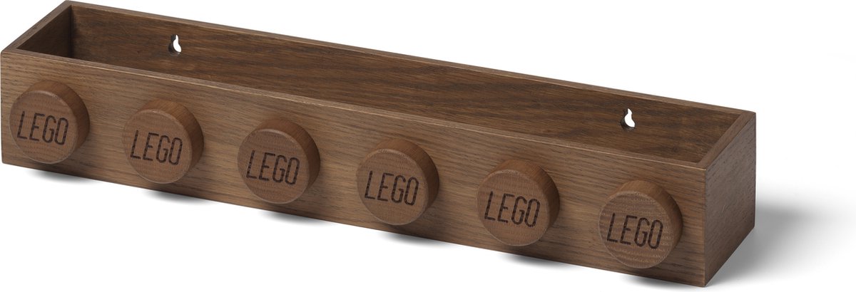 Estantería de madera (roble oscuro)