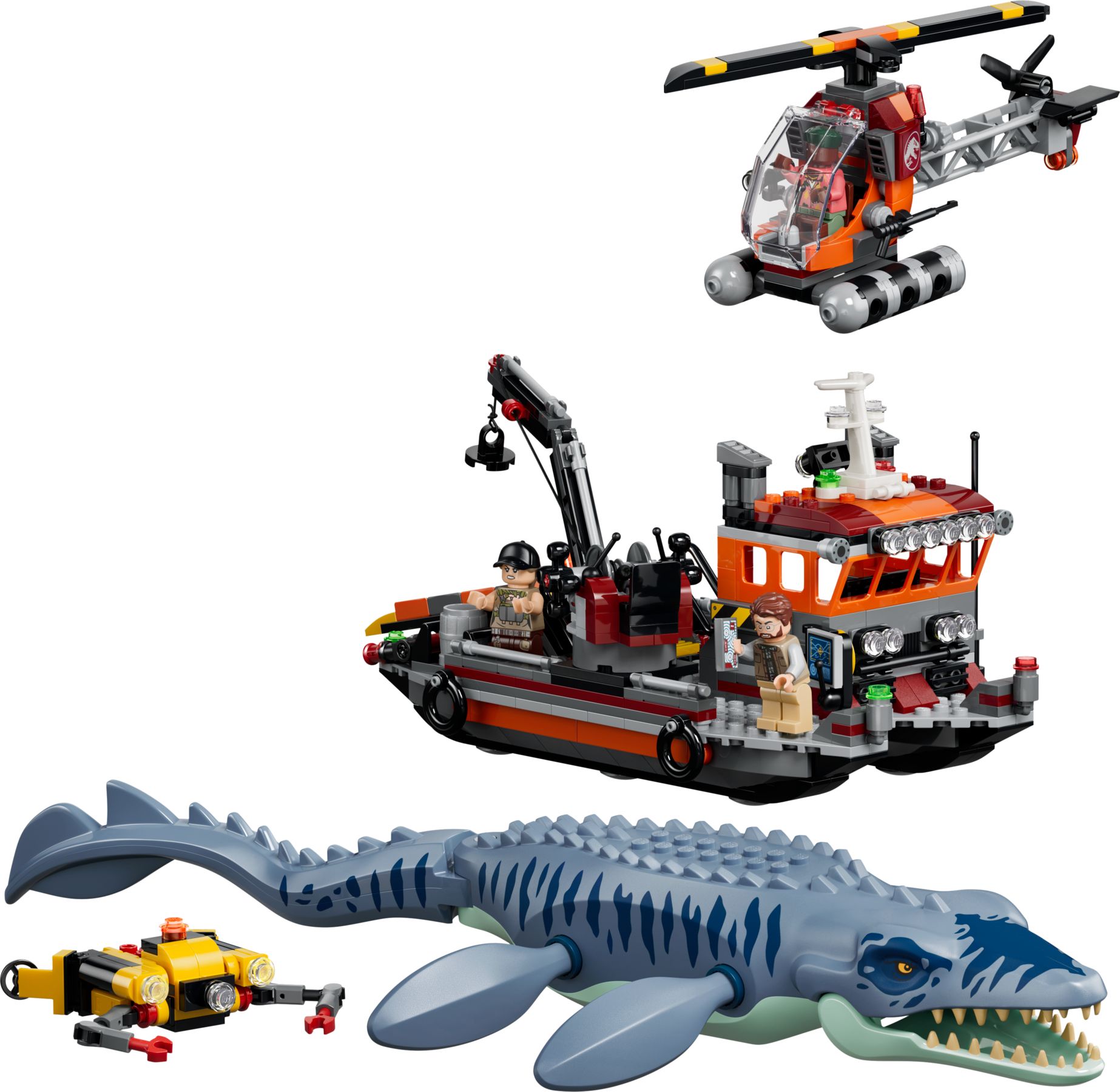Ataque del Dinosaurio Marino Mosasaurus