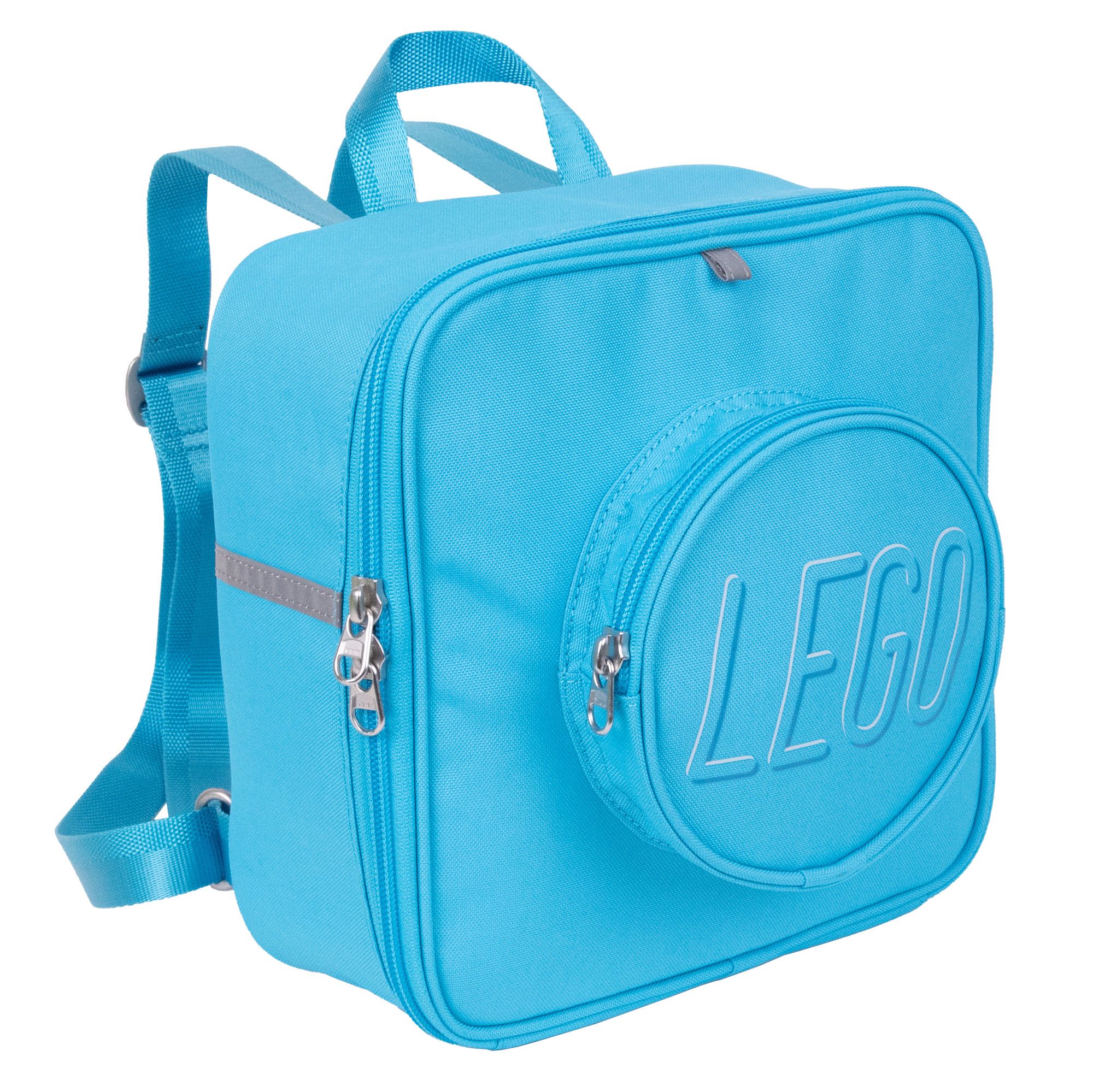 Mochila de ladrillo pequeña azur medio