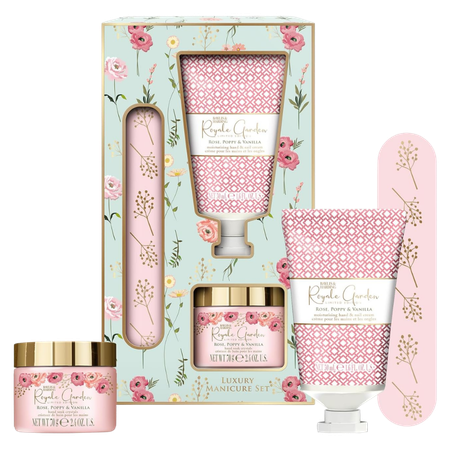 Baylis & Harding Royale Garden Rose Poppy & Vanilla Luxury Manicure Set