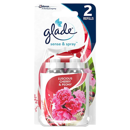 Glade Sense & Spray Peony & Cherry Twin Refill Pack â 18 ml (2 Pcs)