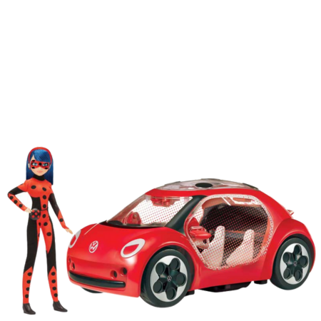 Miraculous Ladybug E-Beetle Car with Fashion Doll