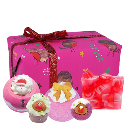 Bomb Cosmetics Robin The Red Christmas Gift Set â 5 Pcs