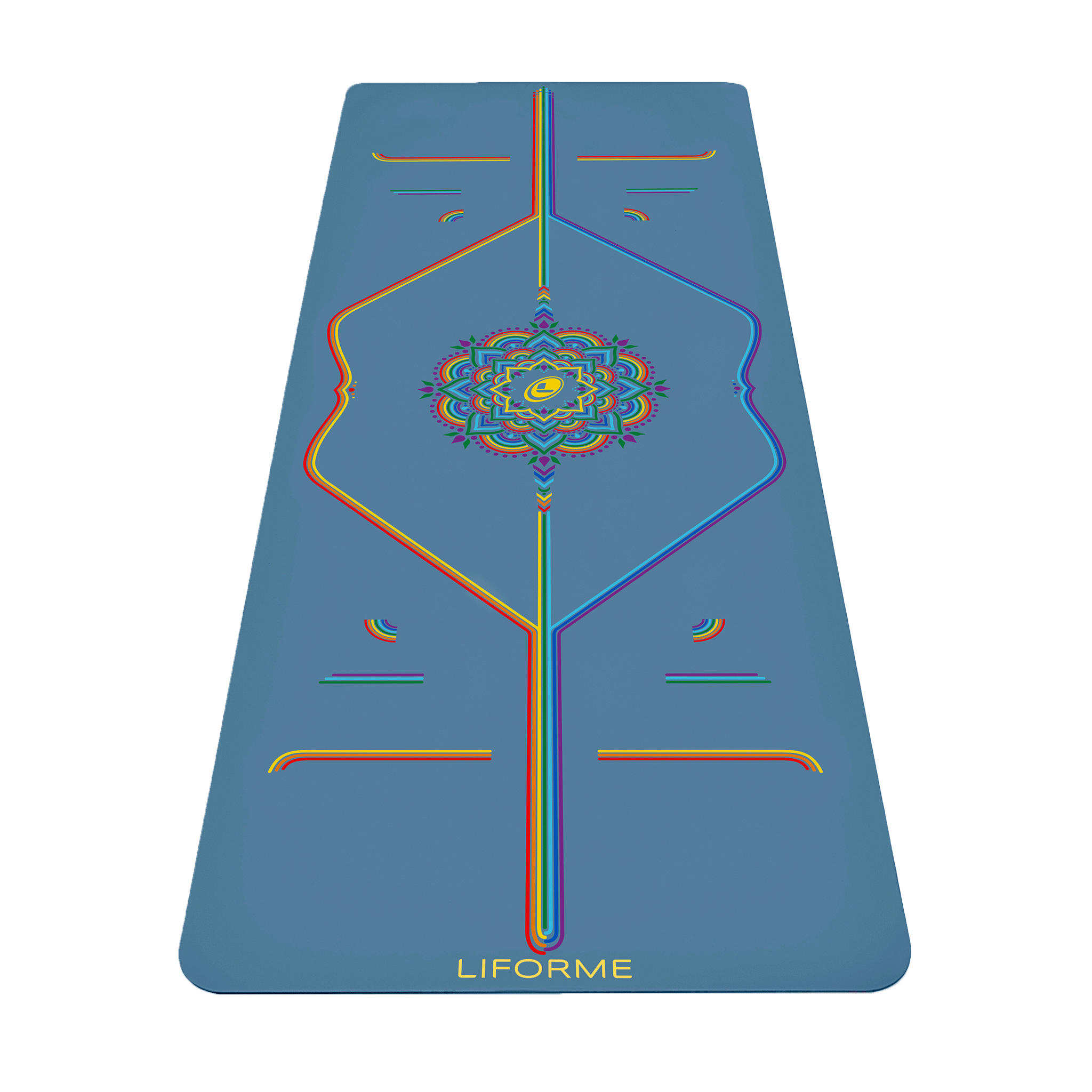 Liforme Rainbow Yoga Mat - Blue Sky