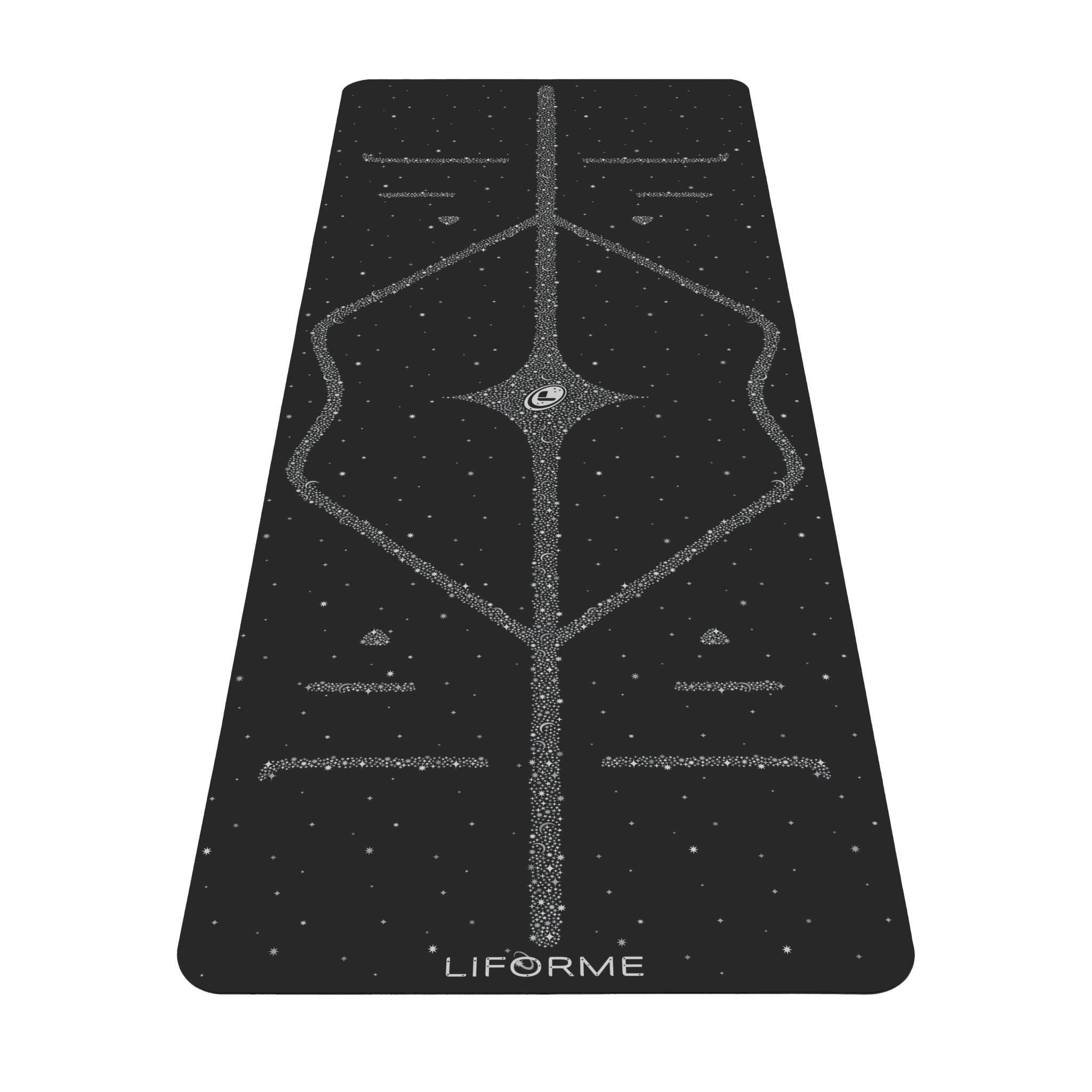 Liforme Magic Galaxy Yoga Mat - Silver - Black