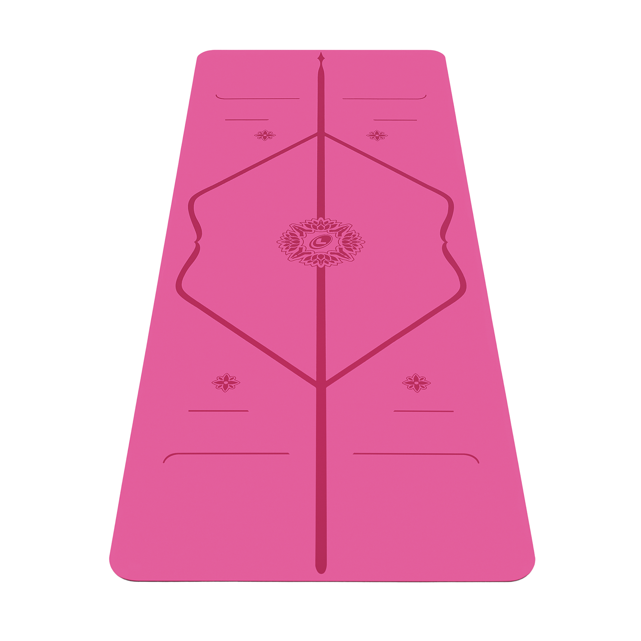 Liforme Expressions Yoga Mat - Gratitude Pink