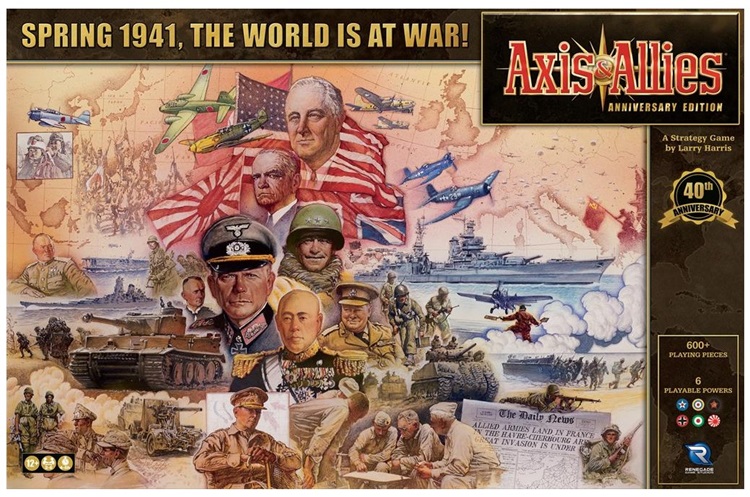 Axis & Allies: Anniversary Edition Spring 1941 - Renegade Game Studios Board game