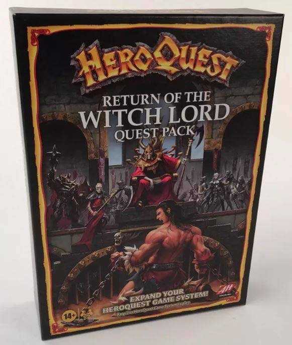 HeroQuest: Return of the Witch Lord - Avalon Hill Board game|Co-operative|Miniatures game