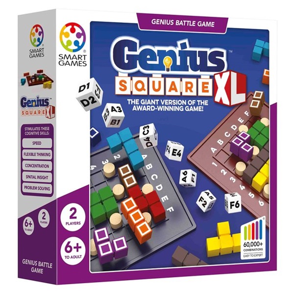 Genius Square XL - SmartGames Thinking game|Tile Placement