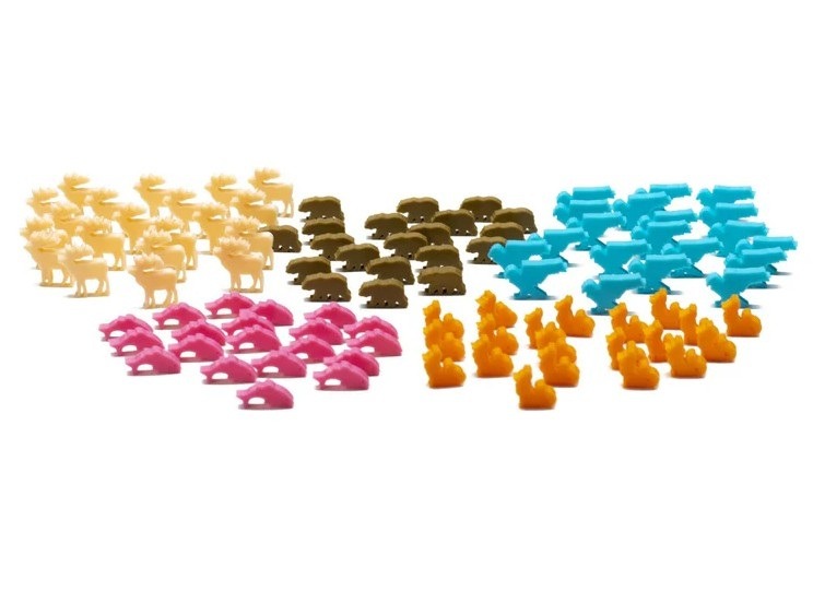 Cascadia board game compatible upgrade set - BoardGameSet