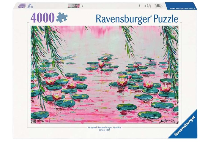 Pink Water Lilies (4000) - Ravensburger  Jigsaw puzzle