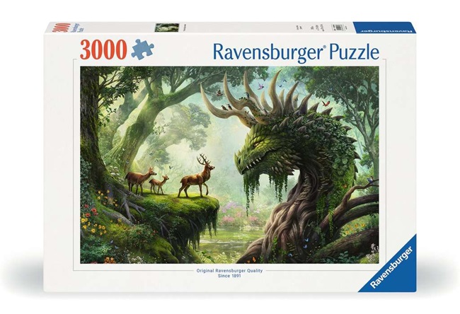 The Forest Dragon awakes (3000) - Ravensburger  Jigsaw puzzle