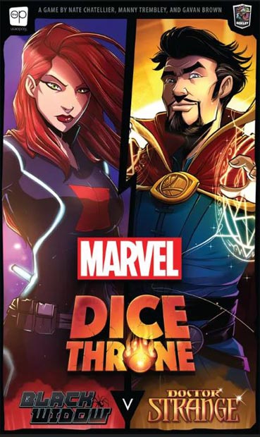 Marvel Dice Throne - Hero Box 2 - Black Widow v. Doctor Strange - Roxley Games Card game