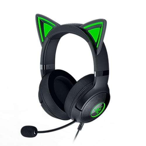 Razer Kraken Kitty V2 - USB Headset with RGB Kitty Ears - Black