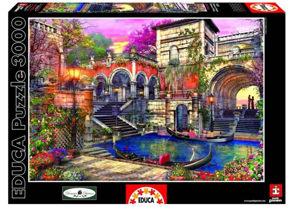 Venice Courtship (3000) - Educa  Jigsaw puzzle
