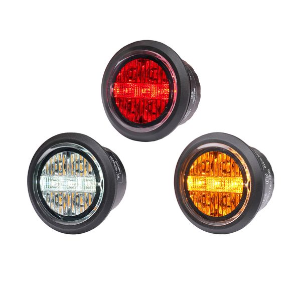 Marker / Warning light PURELUX Specter 7X - 12/24V / 2W / 32 mm, 7AX (Orange)