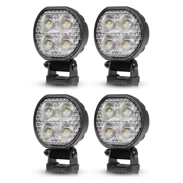 Work light PURELUX Standard Round 20 - 8 cm / 20W / Flood, 2 pcs