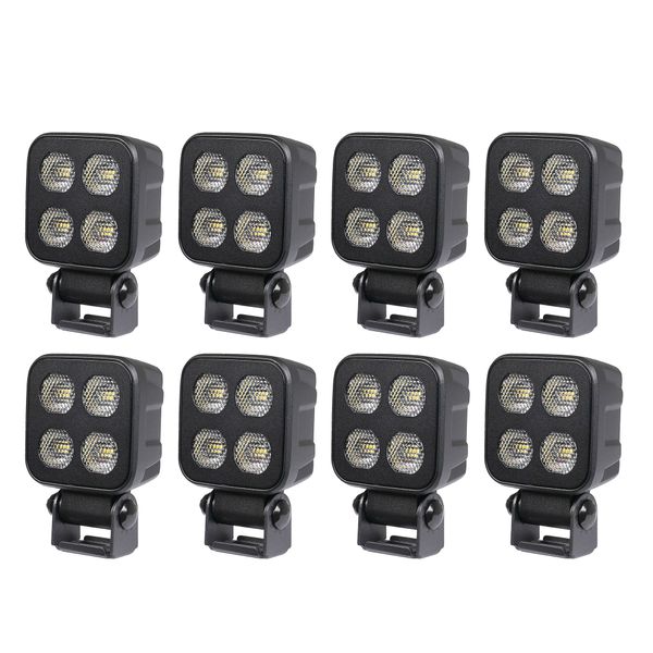 Worklight PURELUX Black Raven 20 - 7 cm / 20W / Wide, 8 pcs