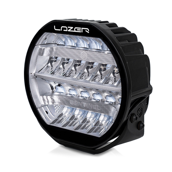 Auxiliary light Lazer Sentinel 9 Standard Chrome - Round / 23 cm / 87 W, 2 pcs