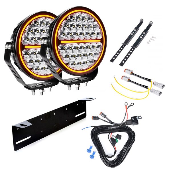 Auxiliary light Strands Siberia Night Ranger 9 - Round / 23 cm / 170W, 1 pc
