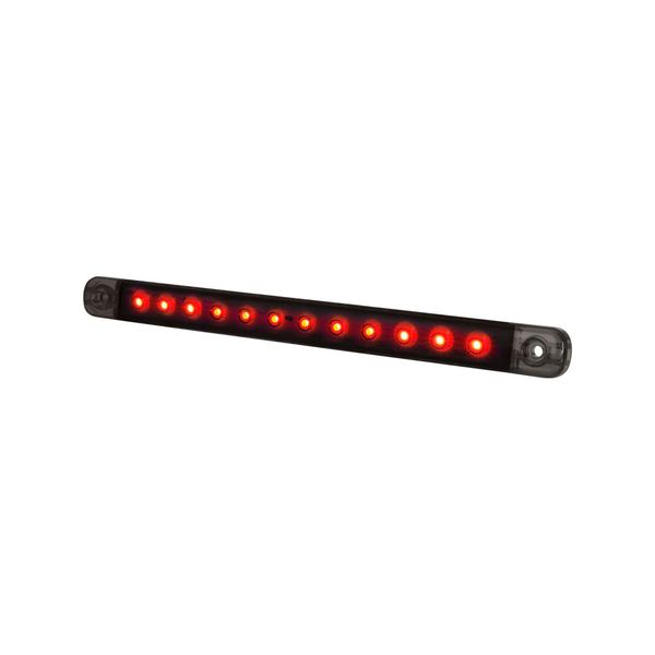 Position light / Brake light STRANDS Dark Knight Slim Tail / Brake 12LED - 12/24V / 3.5W / 238 mm