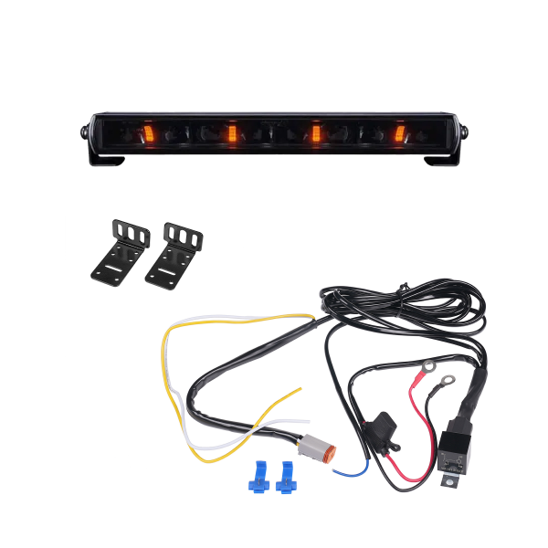 Led bar STRANDS Dark Knight Nuuk 14 - Straight / 35 cm / 67W, 1 pc - Complete package