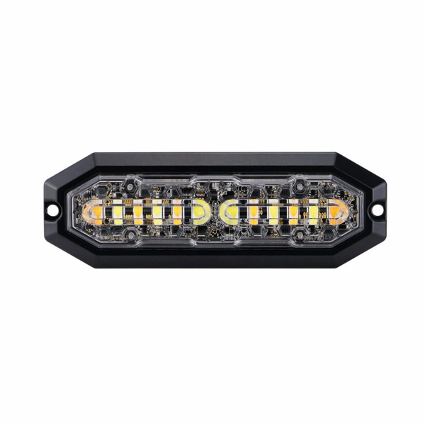 Warning light Strands Lighthead - Orange + Blue / 12/24V / 15,6W / 132 mm