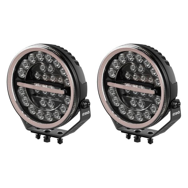 Auxiliary light STRANDS Firefly 9 - Round / 22 cm / 141W / Ref. 50, 1 pc