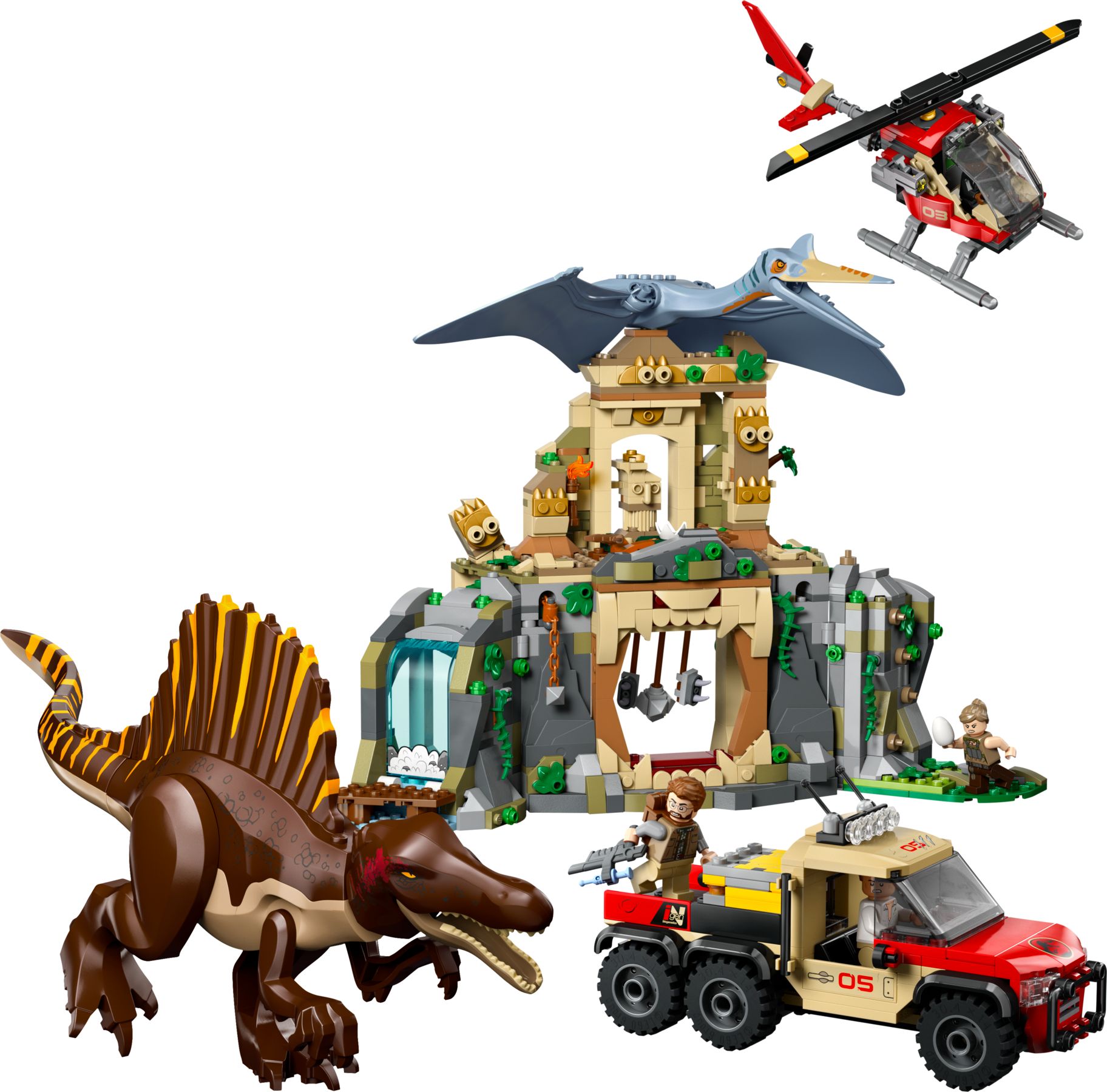 Spinosaurus & Quetzalcoatlus Air Mission