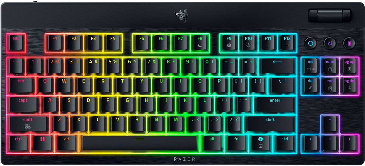 Razer BlackWidow V4 Low-Profile Tenkeyless HyperSpeed - Orange Switch - US