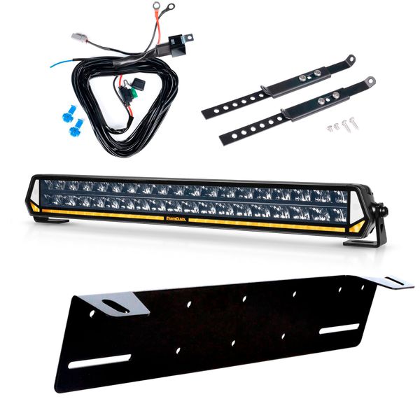 Led bar PURELUX Panther Heat S540 - Straight / 55 cm / 260W / Ref. 30, 1 pc - Complete set with flush mounting bracket + XBB Dongle & PowerUnit connection relay