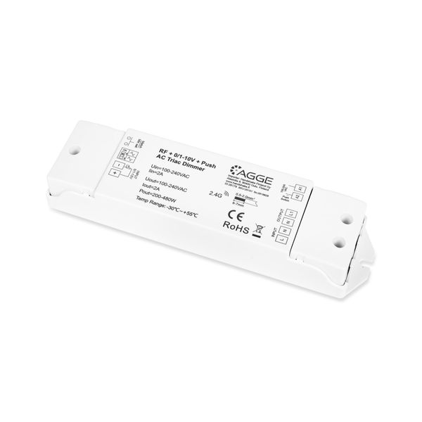 Dimmer AGGE Push AC Triac Dimmer, RF 2.4 GHz