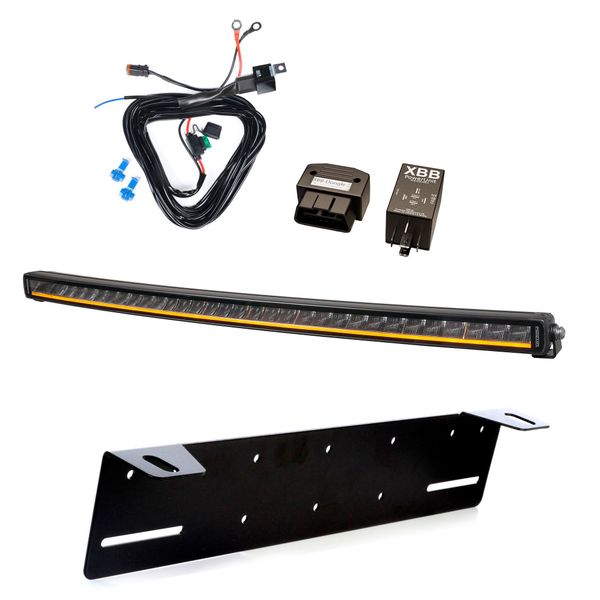 Led bar PURELUX Black X-Slim C800 - Curved / 80 cm / 165W / Ref. 40, 1 pc - Complete set
