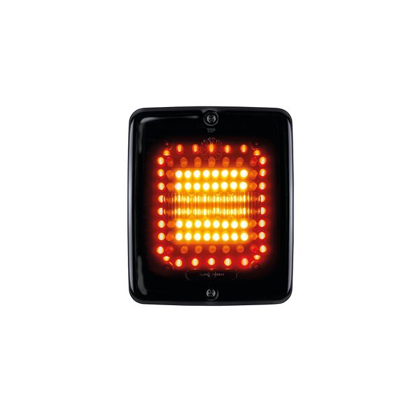 Spotlight / Edge light STRANDS Dark Knight Square Ize Led - 24V / 0.4-3-6W / 110 mm, Tail light/Brake light/Indicator