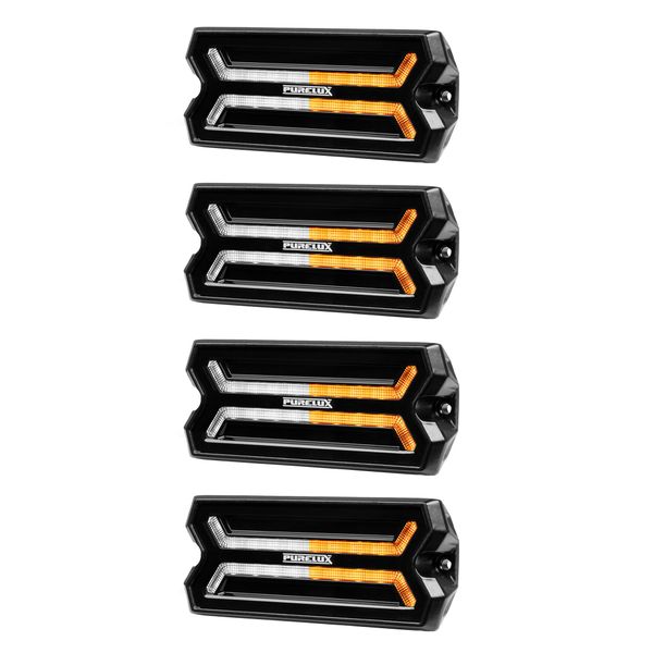 Turn signal / Marker light PURELUX Panther Core-X - 12/24V / 20W / 105 mm, 4 pcs
