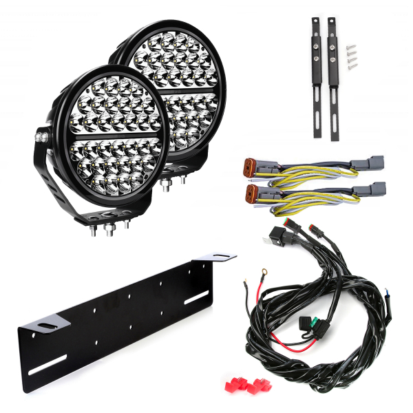 Auxiliary light STRANDS Siberia Night Ranger 9 SPOT - Round / 23 cm / 170W / Off-road, 1 pc