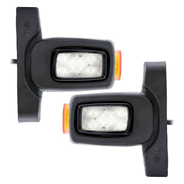 Attention light / Edge light STRANDS Freedom Light Guide Rubber Arm S - 12/24V / 89 mm, Right