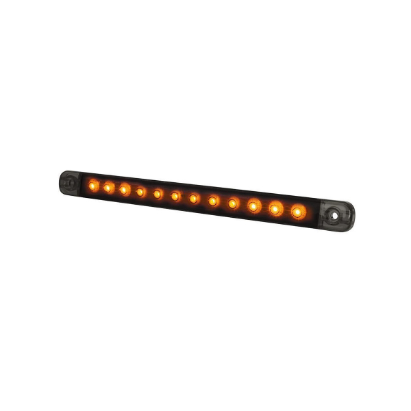 Side marker lights / Indicator STRANDS Dark Knight Slim Indicator led - 12/24V / 6W / 238 mm