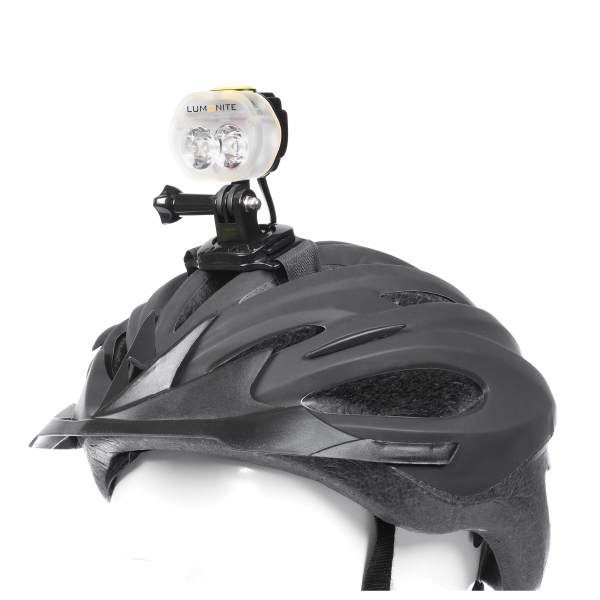 Bicycle helmet lamp LUMONITE Air2 - 2489 lm / Rechargeable, Standard pakke + battery vest