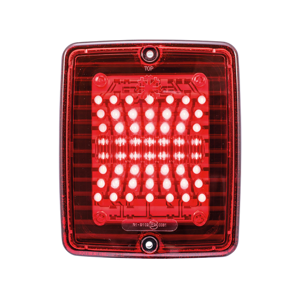 Rear light / Brake light Strands IZE LED - Red / 24V / 130 mm