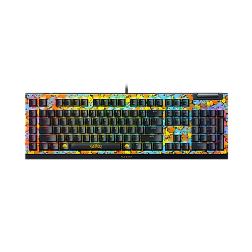 Razer BlackWidow V4 X - Green Switch - US - Pokémon Edition