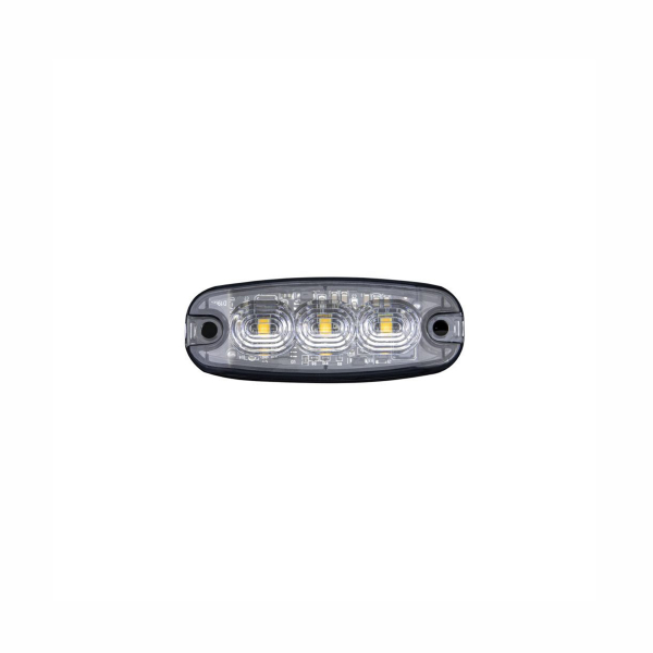 Warning light STRANDS Strobe Light 3 LED - Orange / 12/24V / 3W / 82 mm