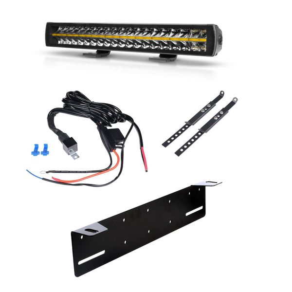 Led bar STRANDS Siberia XP DRC 22 - Curved / 56 cm / 184W / Off-road, 1 pc - Complete set