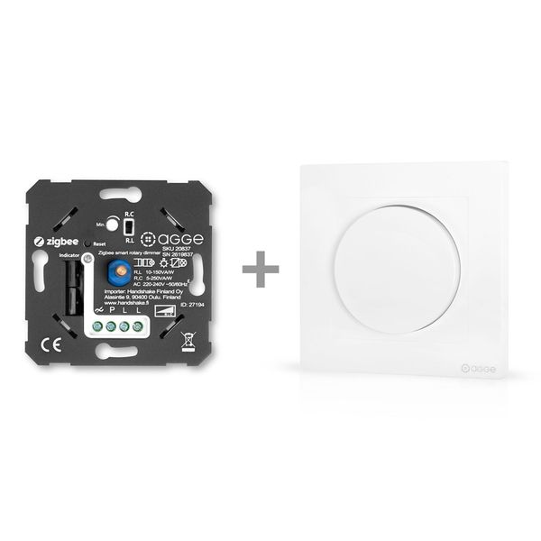Dimmer AGGE Universal Rotary Dimmer Zigbee - RC/RL / 200W, Just a dimmer