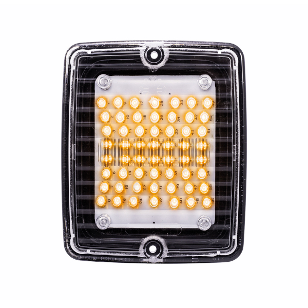 Warning light STRANDS IZE LED - Clear / 24V / 130 mm