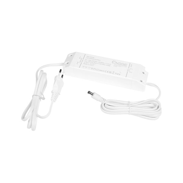 LED strip transformer AGGE 24V, IP20, Max power 100W