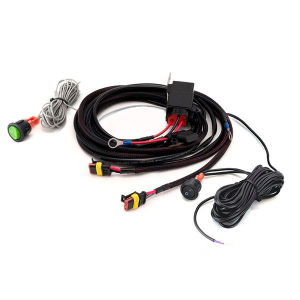 Wiring harness Lazer Superseal with switch, 12V, 2 outputs
